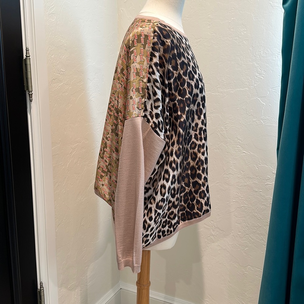 Reversible Long Sleeve Silk T-Shirt